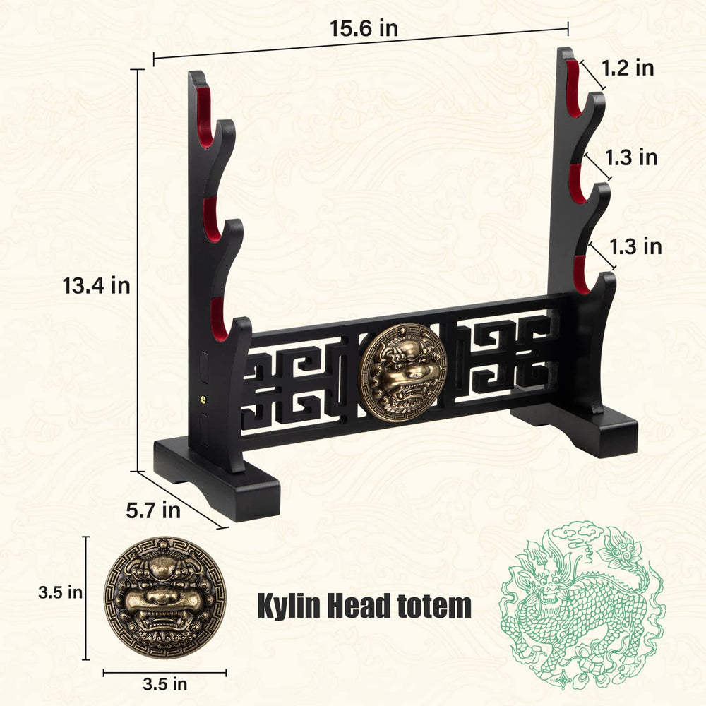 Ekkhysis Kylin close-up of top tier velvet padding protecting blade surface