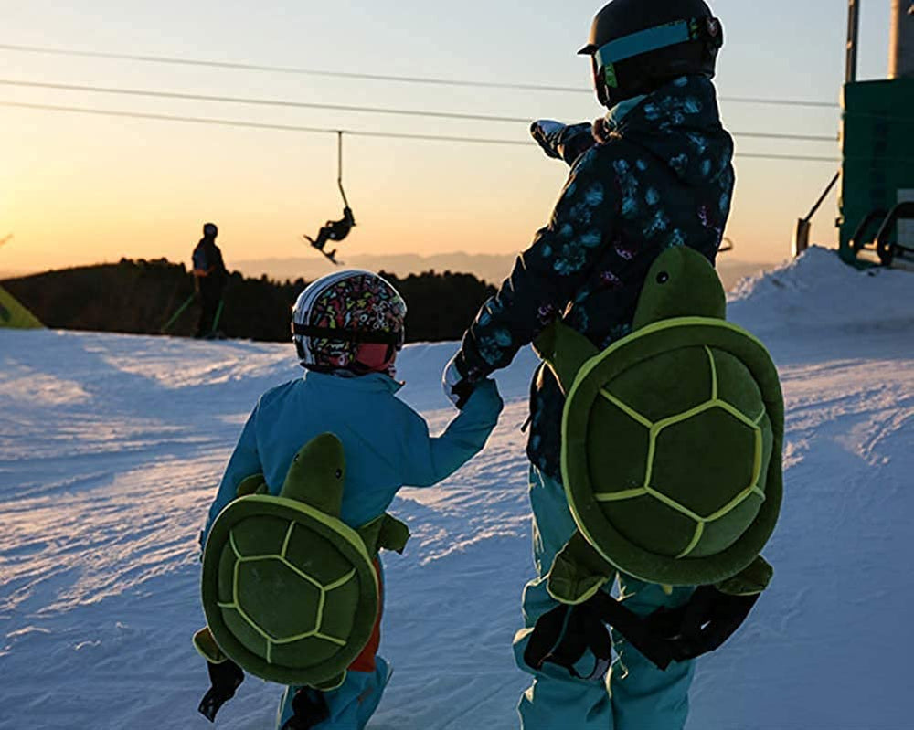 Elegeet turtle packed in backpack showing easy transport and convenience