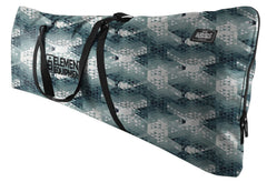 Element Equipment front view of padded snowboard bag showing secure profile and protection