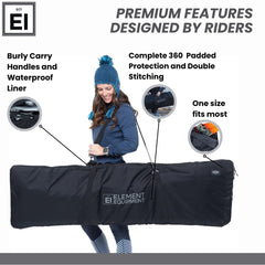 Element Equipment interior padding detail protecting snowboard edges and bindings
