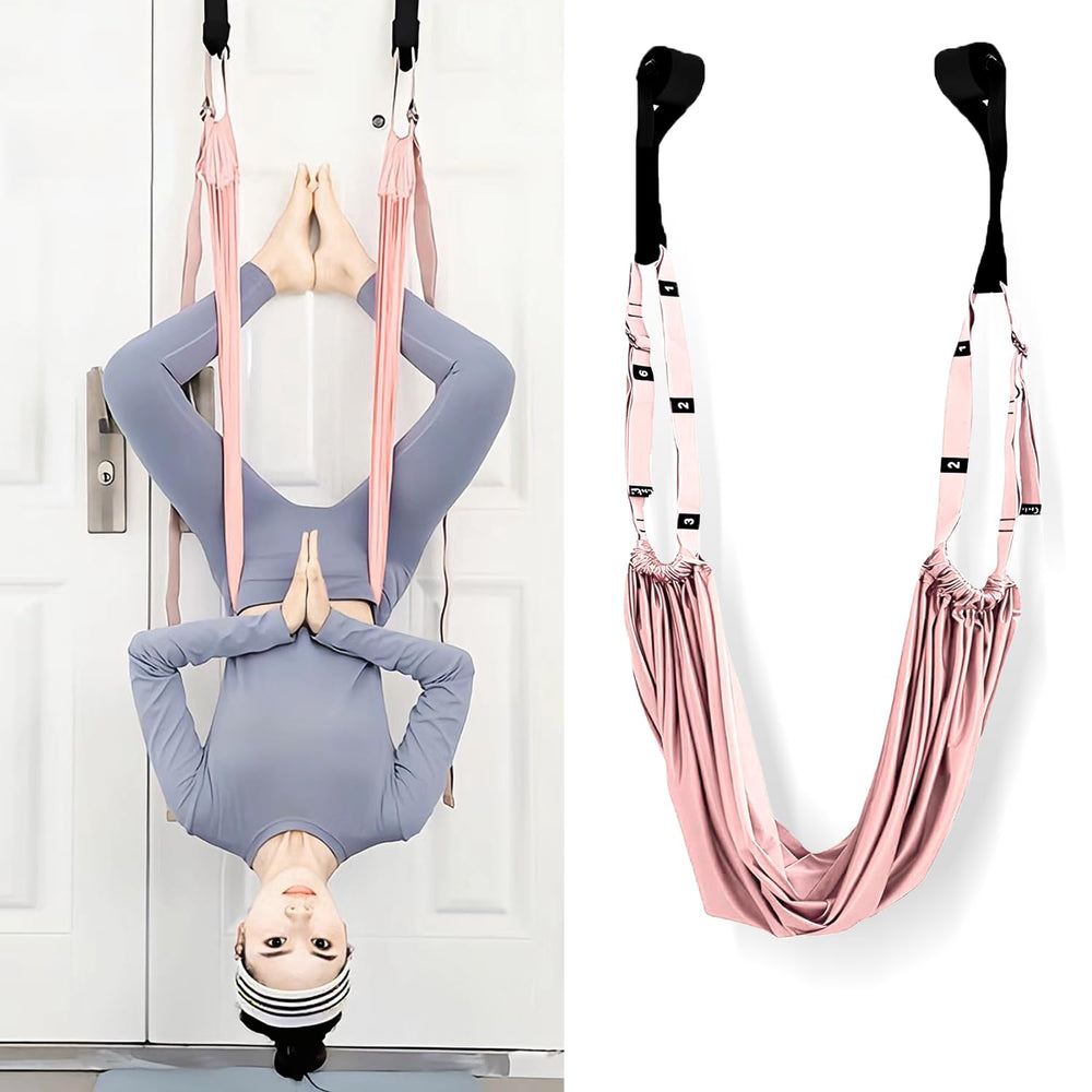 Elfzone door rope front view showing full sling and loops for easy setup and safety