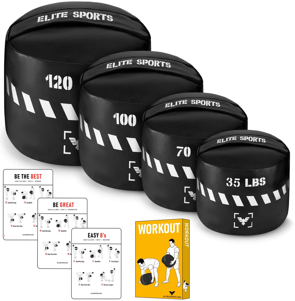 Elite Sports front view showing bag shape and durability benefits
