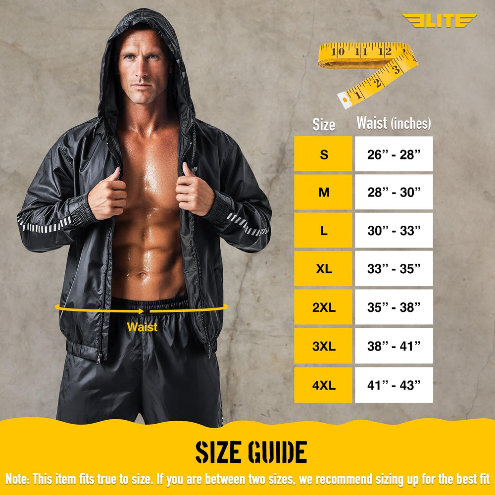 Elite Sports suit worn during boxing session demonstrating increased sweat