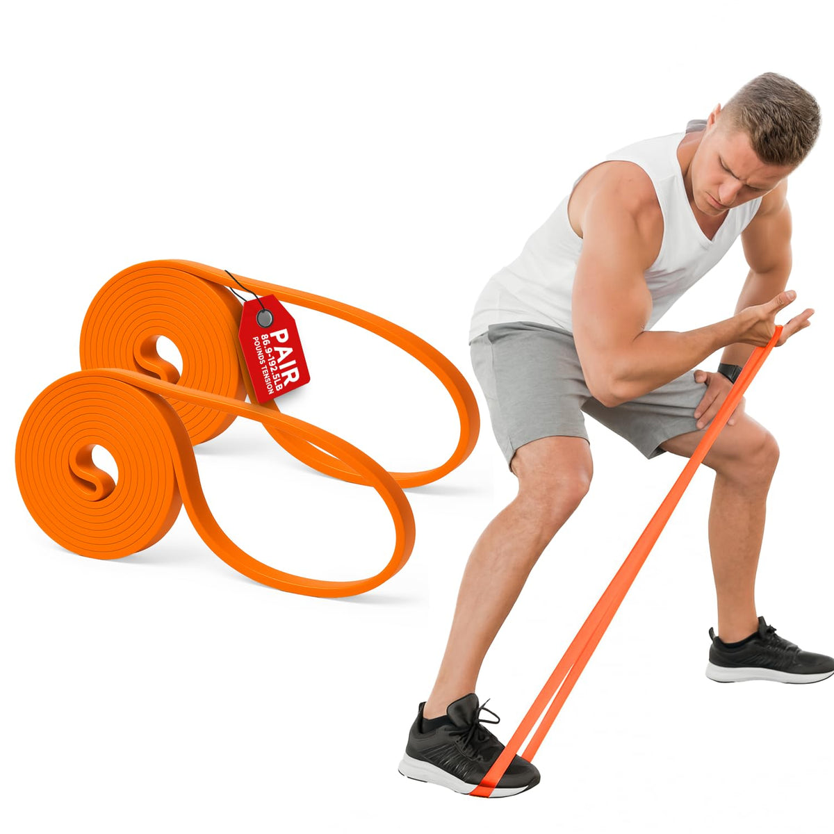 EliteFTS orange band front packaging showing product and brand benefits
