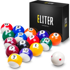 ELITER SPORTS front packaging showing full 16-ball set and benefits