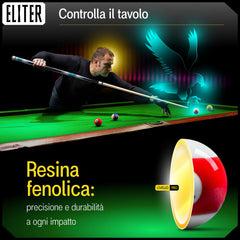 ELITER SPORTS balls in play on table showing consistent roll and control
