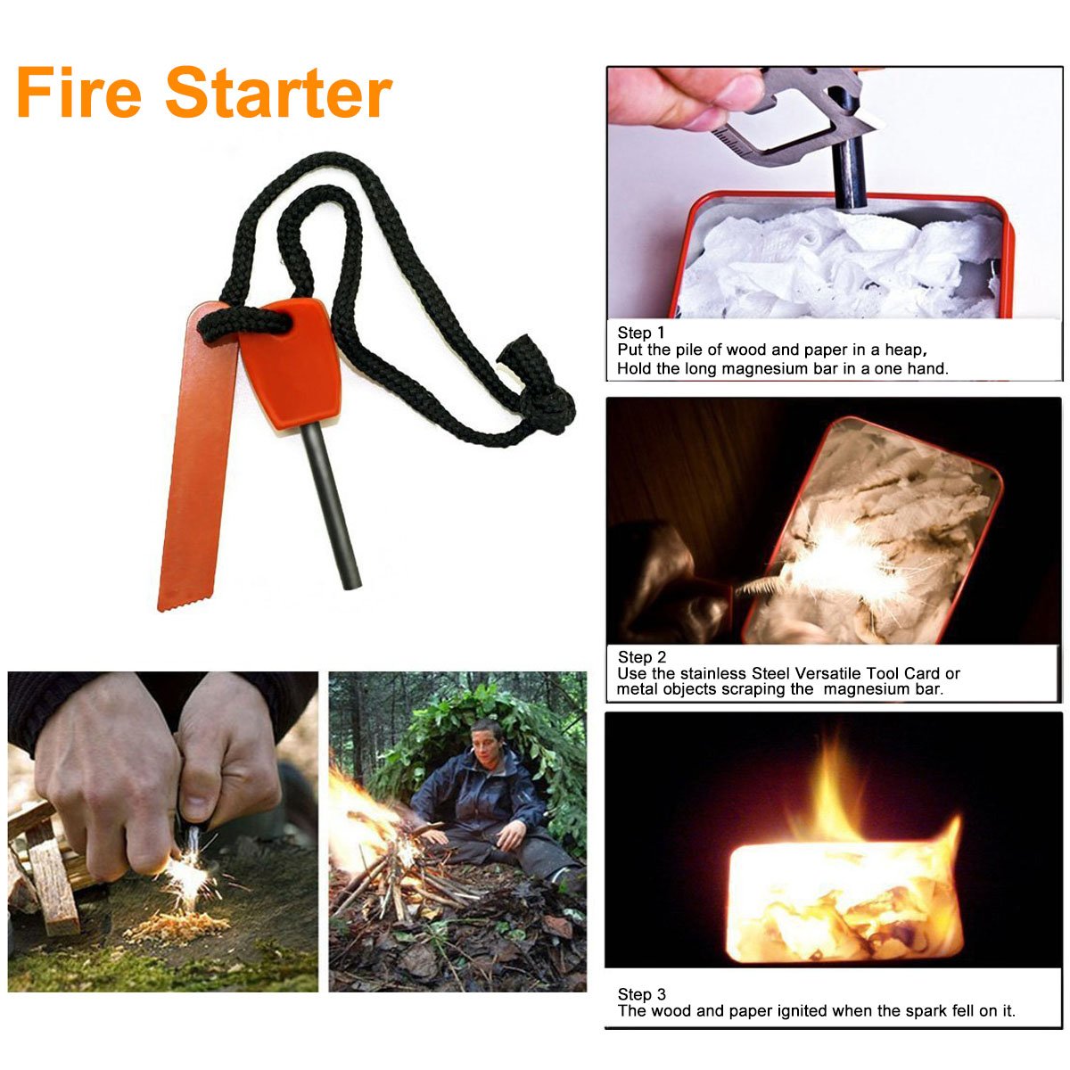 EMDMAK survival kit opened with all tools laid out for quick access