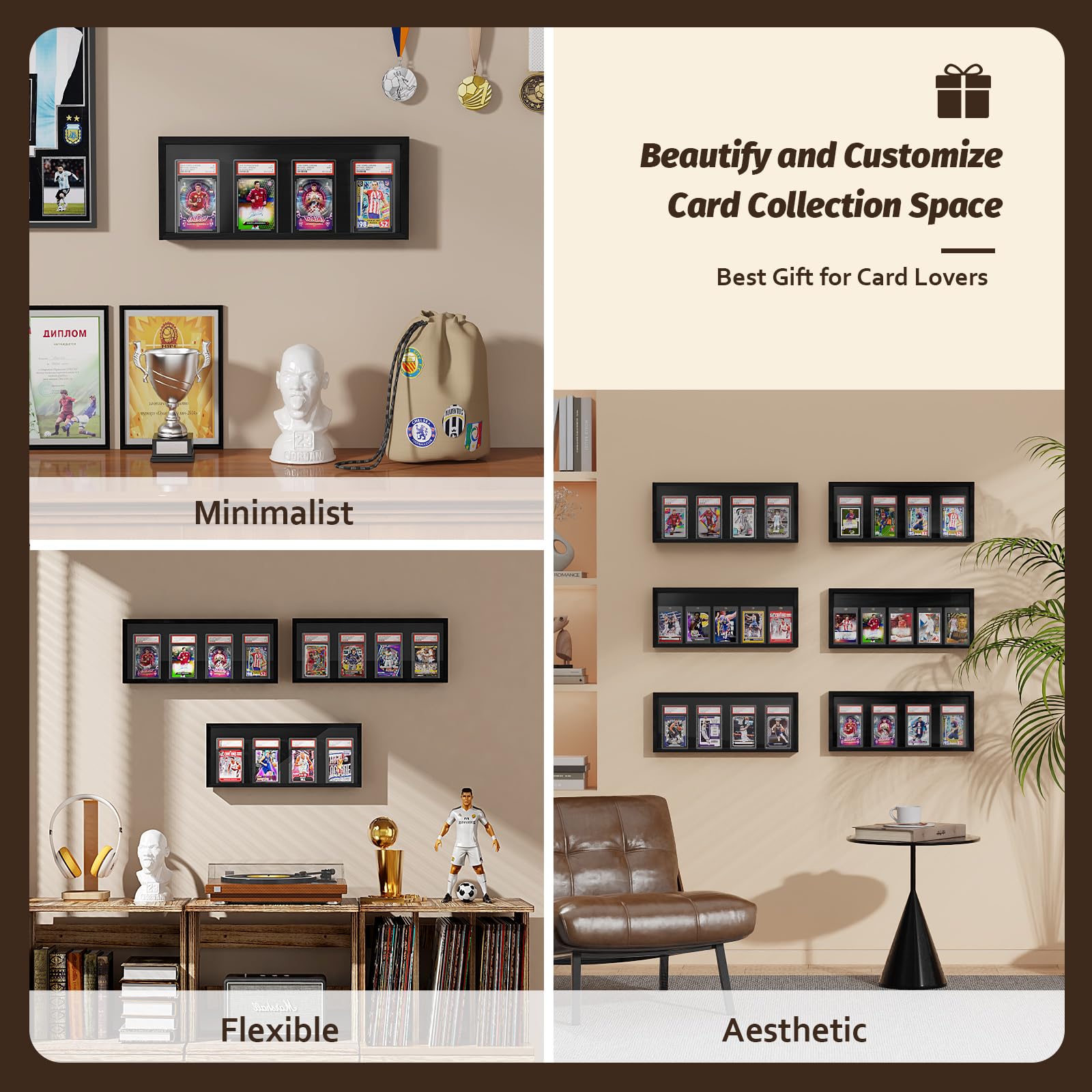 Emfogo labelled card visible through front showing easy readability benefit