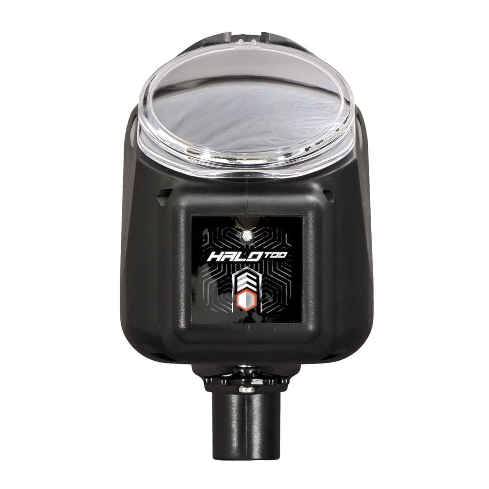 Empire Halo Too battery access open for quick tool-less AA replacement