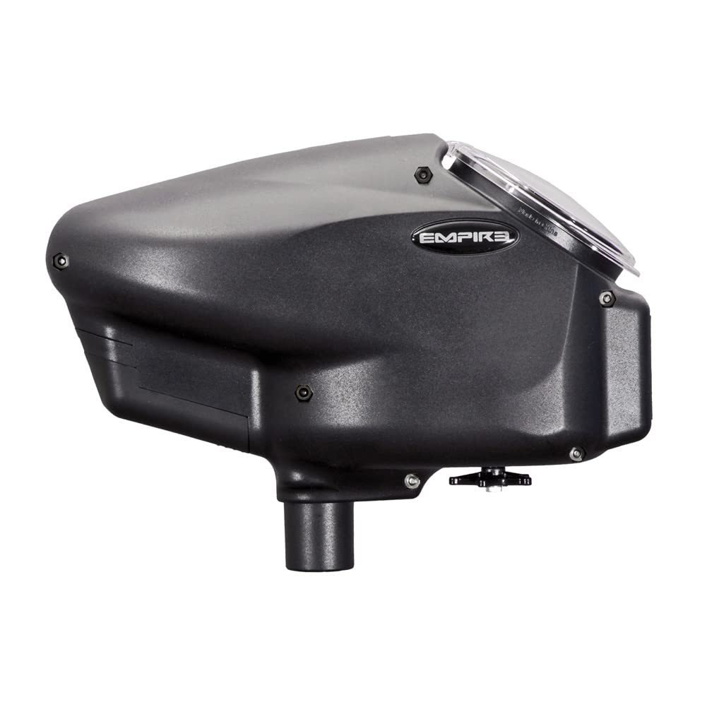 Empire Halo Too front profile showing sleek matte black shell and mounting
