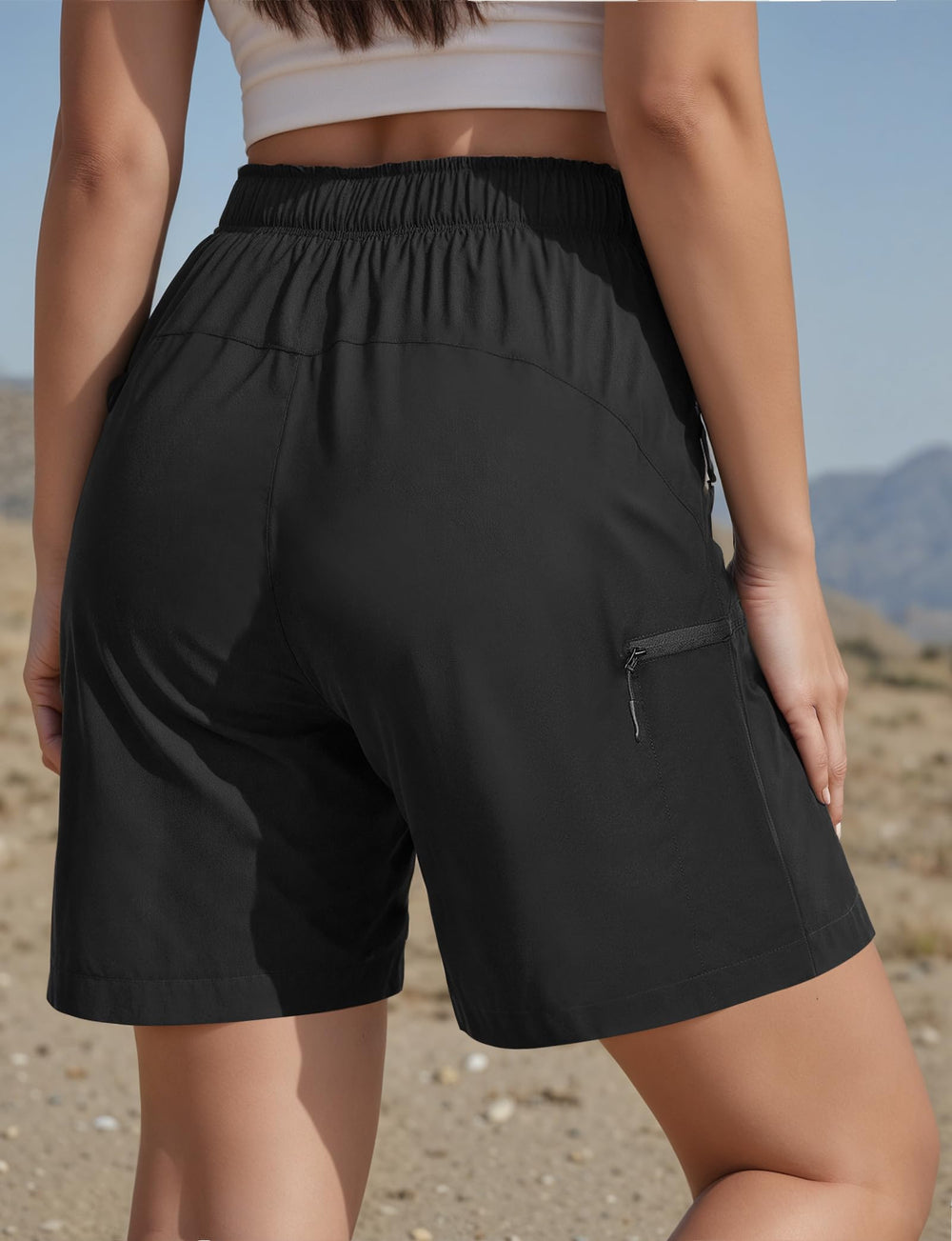 Enaisyl elastic waistband and drawstring close-up offering adjustable comfort