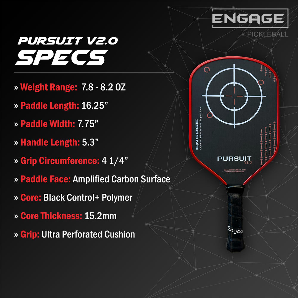 Engage Pursuit V2.0 carbon texture close-up highlighting amplified surface for pop