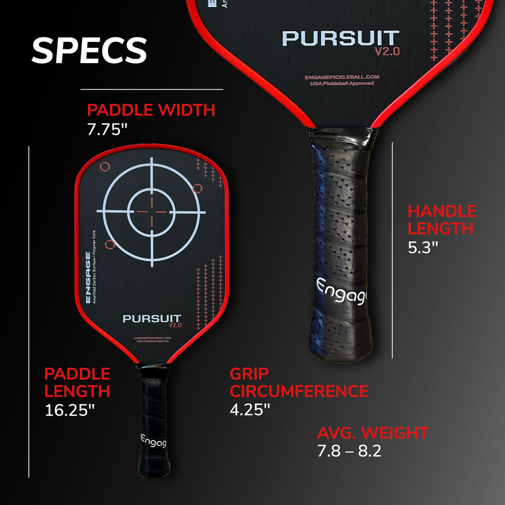 Engage Pursuit V2.0 side profile showing core thickness for stable feel and forgiveness