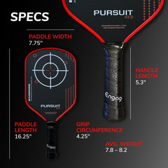 Engage Pursuit V2.0 side profile showing core thickness for stable feel and forgiveness