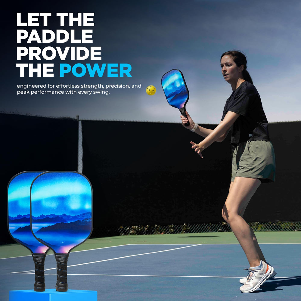 EPICOURT carry bag open with balls and cooling towels for easy transport