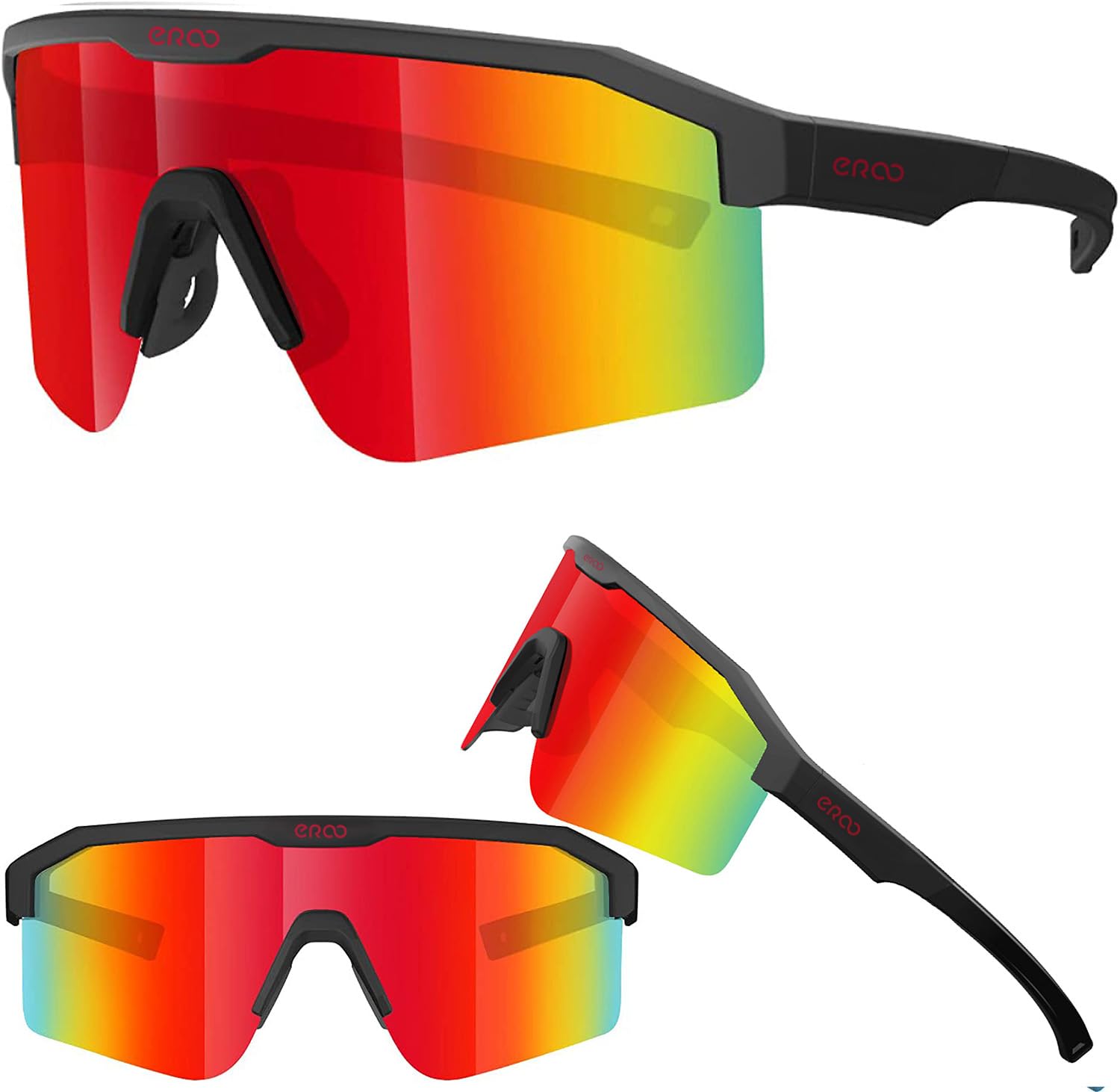 ER00 Eazyrun F2 front view showing slim sporty frame and polarized lenses for comfortable wear