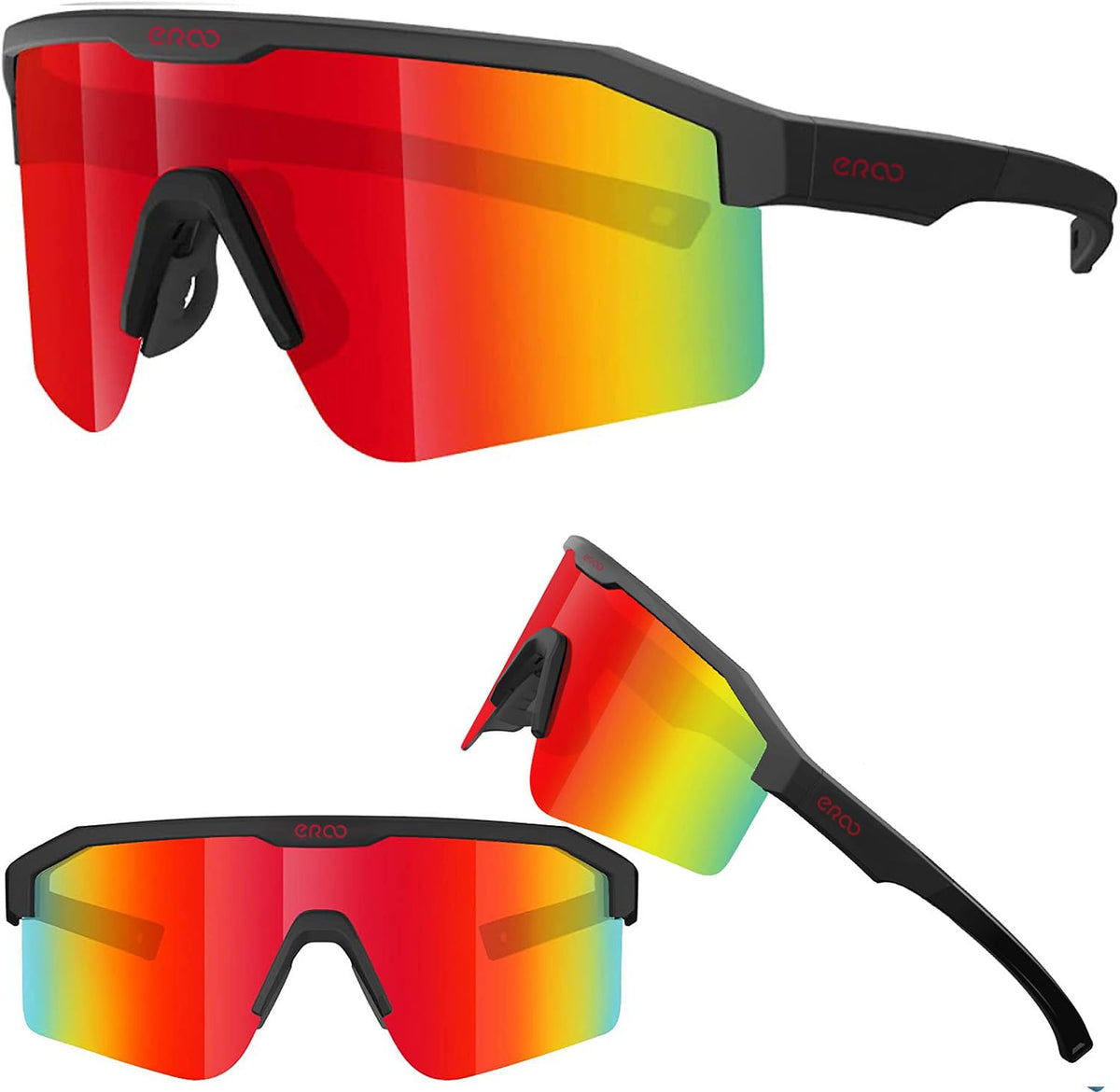 ER00 Eazyrun F2 front view showing slim sporty frame and polarized lenses for comfortable wear