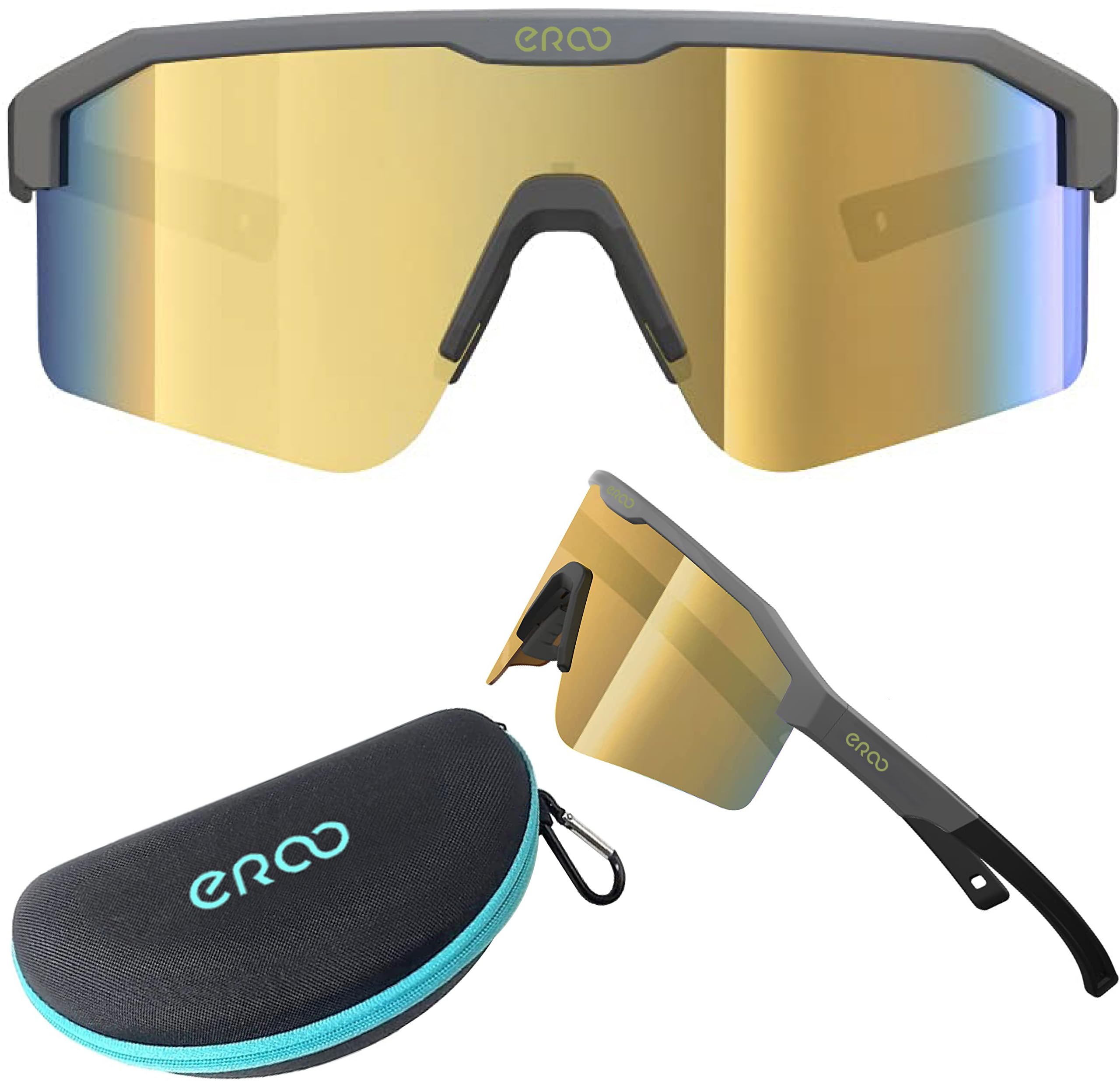 ER00 front view showing compact sporty frame and clear polarized benefit