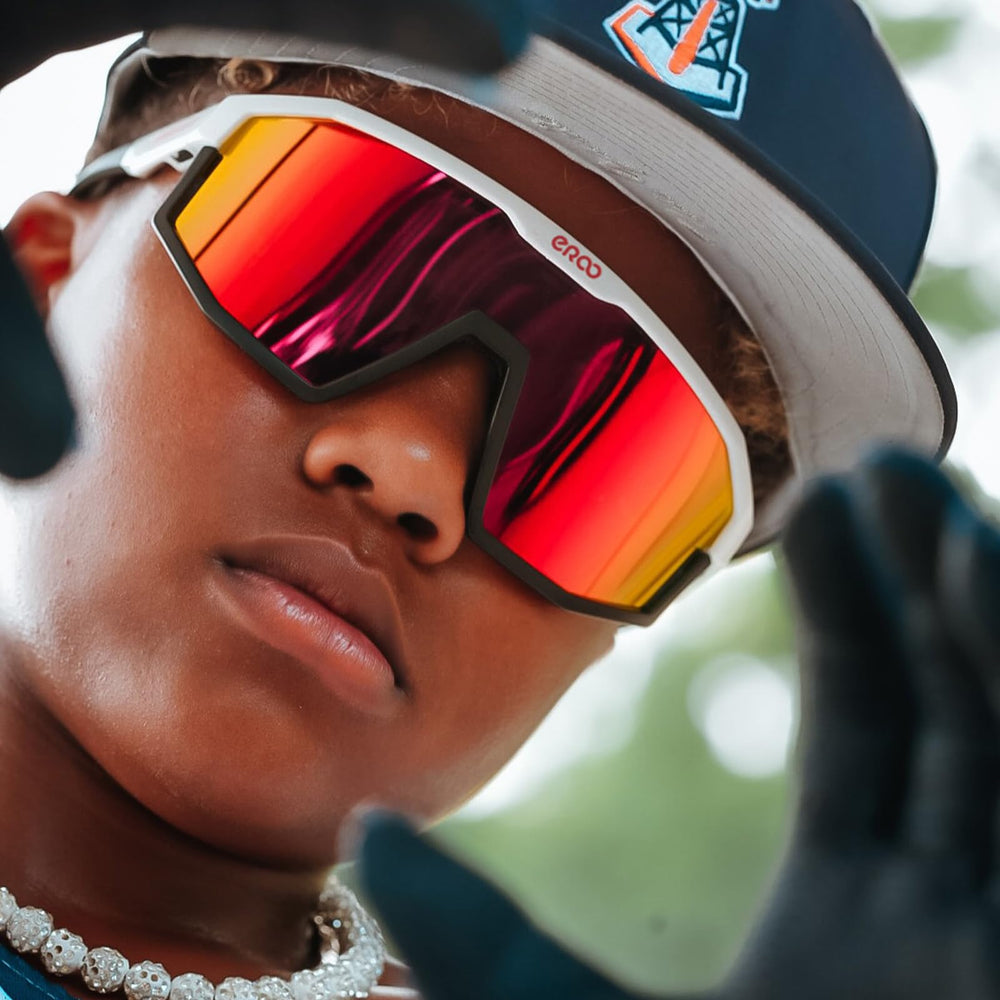 ER00 Eazyrun lens closeup showing polarized coating and clearer contrast