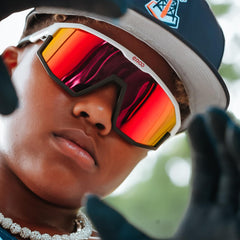 ER00 Eazyrun lens closeup showing polarized coating and clearer contrast