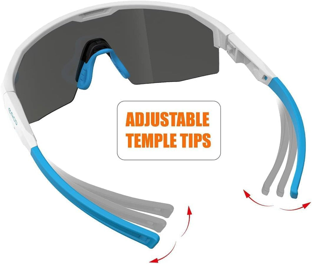 ER00 Eazyrun on woman runner illustrating comfy fit and eye protection