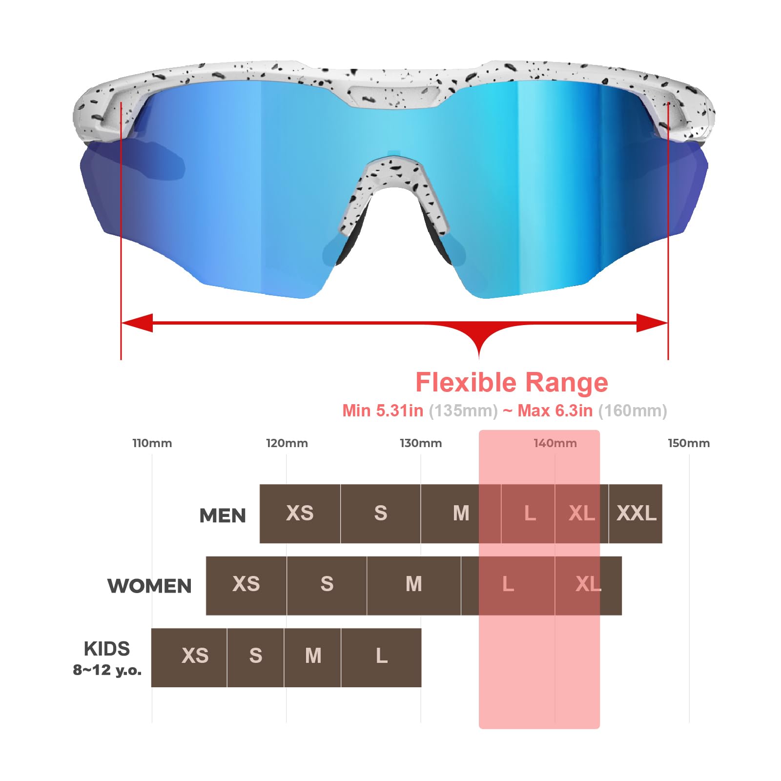 ER00 S596 in use cycling outdoors demonstrating clear vision and stability