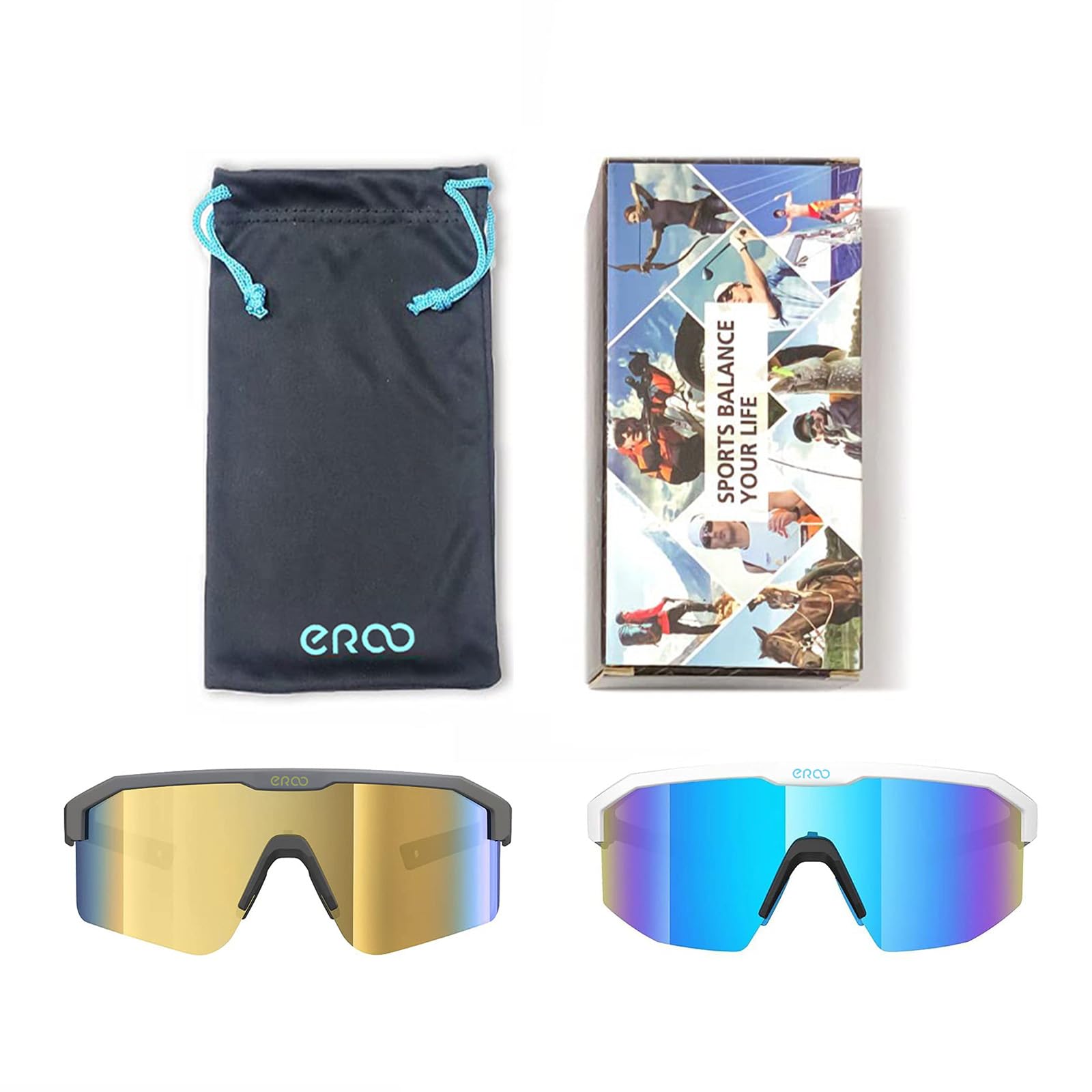 ER00 two pairs with soft pouch included for protected transport