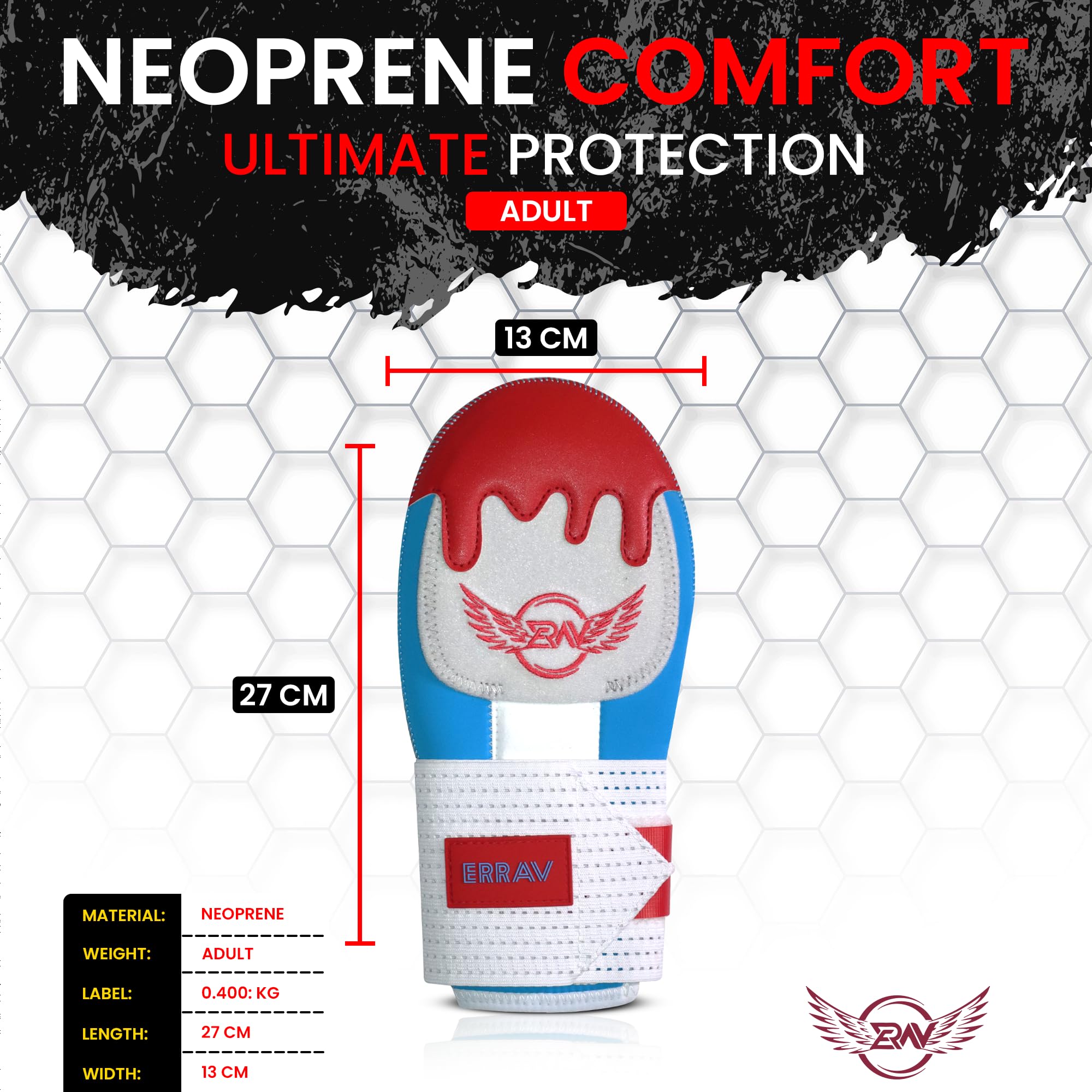 ERRAV neoprene-lined interior texture providing moisture-wicking comfort