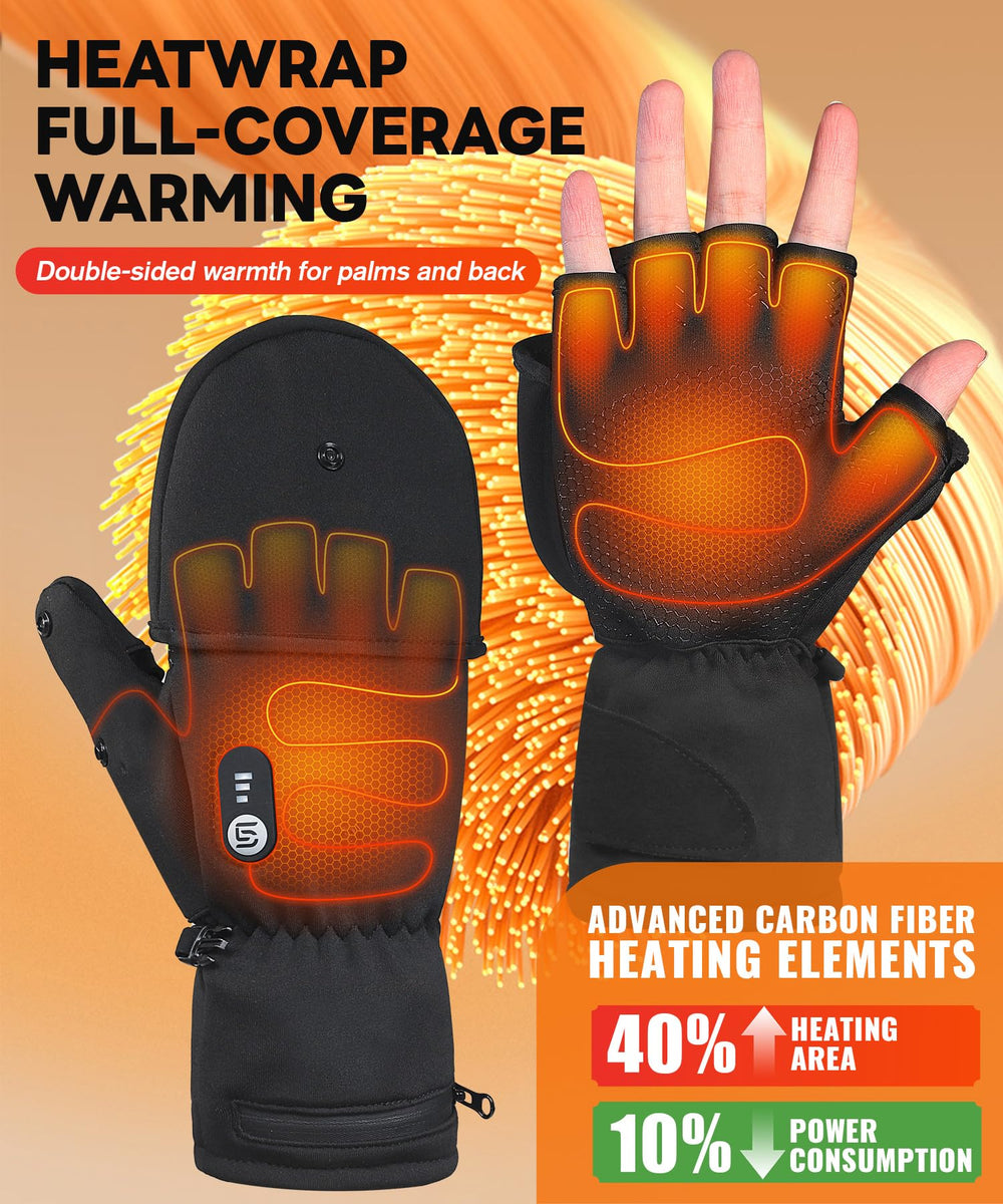 ES Tech open fingertip flip cover demonstrating quick access and dexterity