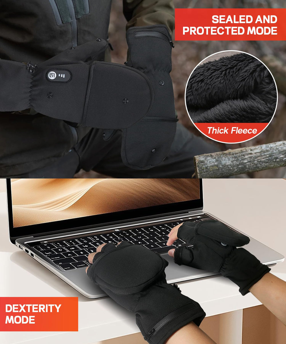 ES Tech textured non-slip palm improving grip and wear resistance on tools