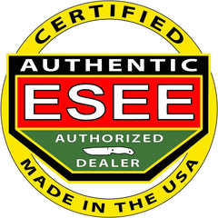 ESEE handle scales installed on Candiru demonstrating secure outdoor use