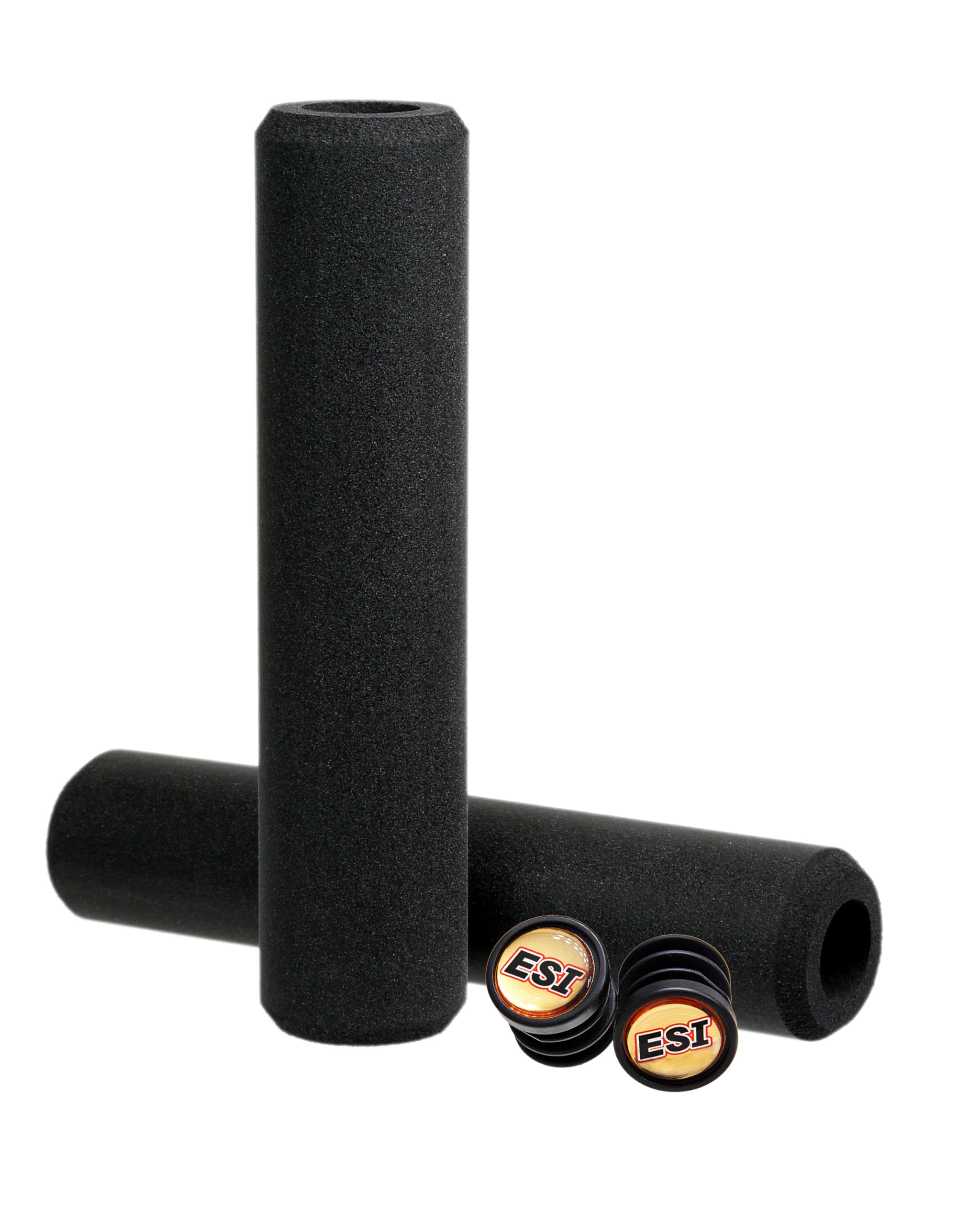 ESI Grips Chunky front view showing black silicone and clean profile, boosts handle comfort