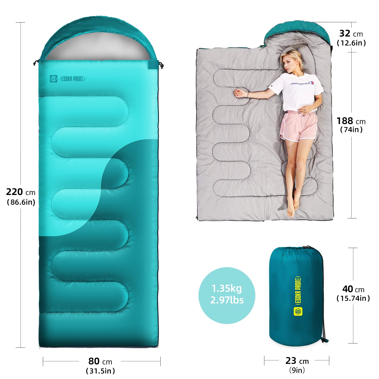 ESOKA PRON ripstop fabric closeup highlighting waterproof protection and durability