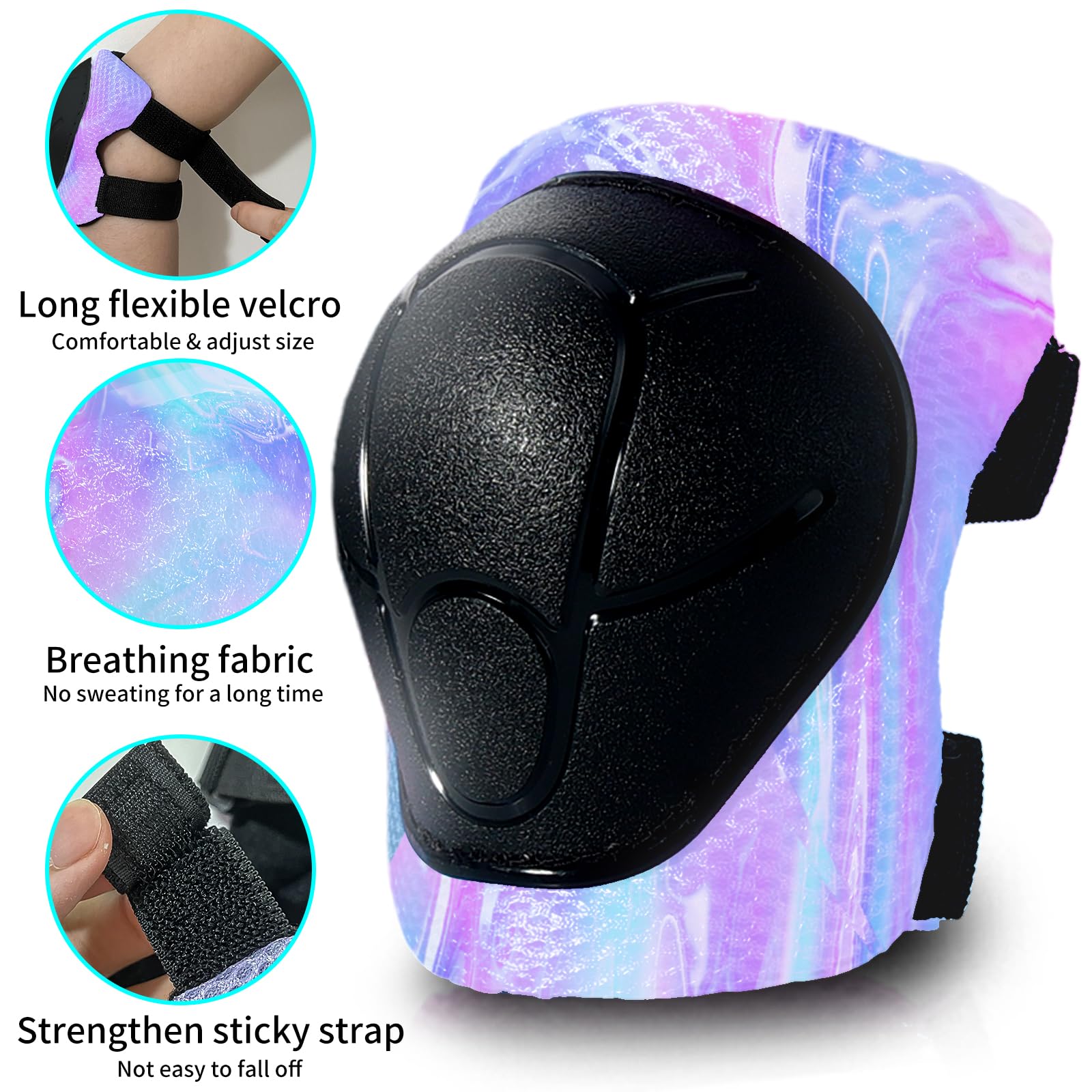 ETEETOW elbow pad breathable fabric closeup highlighting airflow comfort
