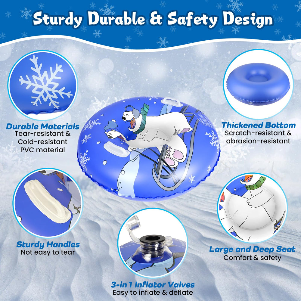 Eugsph polar bear thickened bottom detail for puncture resistance and durability