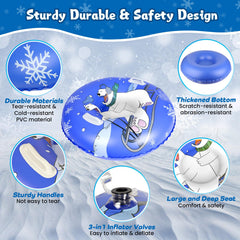 Eugsph polar bear thickened bottom detail for puncture resistance and durability