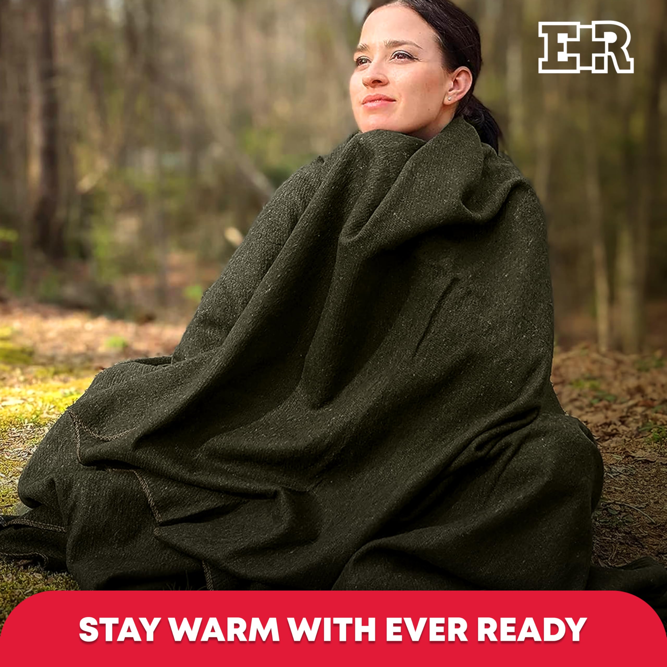 Ever Ready First Aid blanket stored in a car trunk for emergency readiness and protection