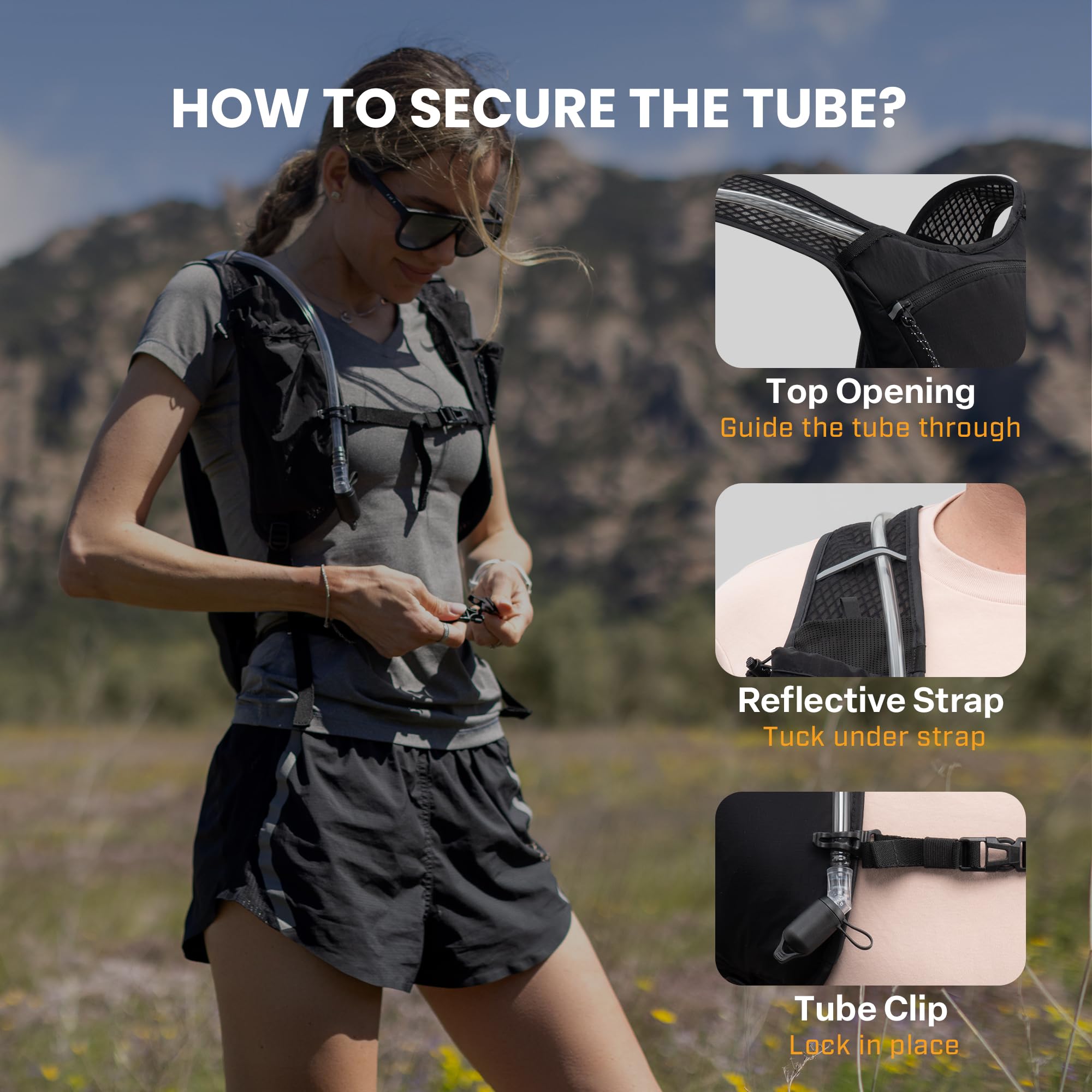 Everfun reflective strips glowing for visibility and safety benefit