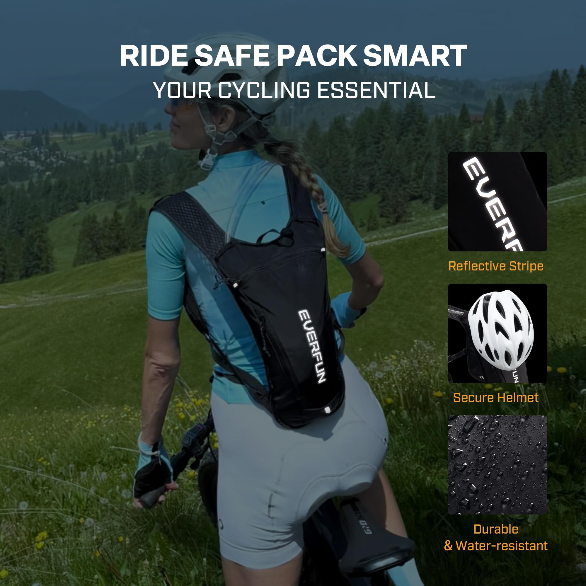 Everfun reflective strips visible in low light to increase safety