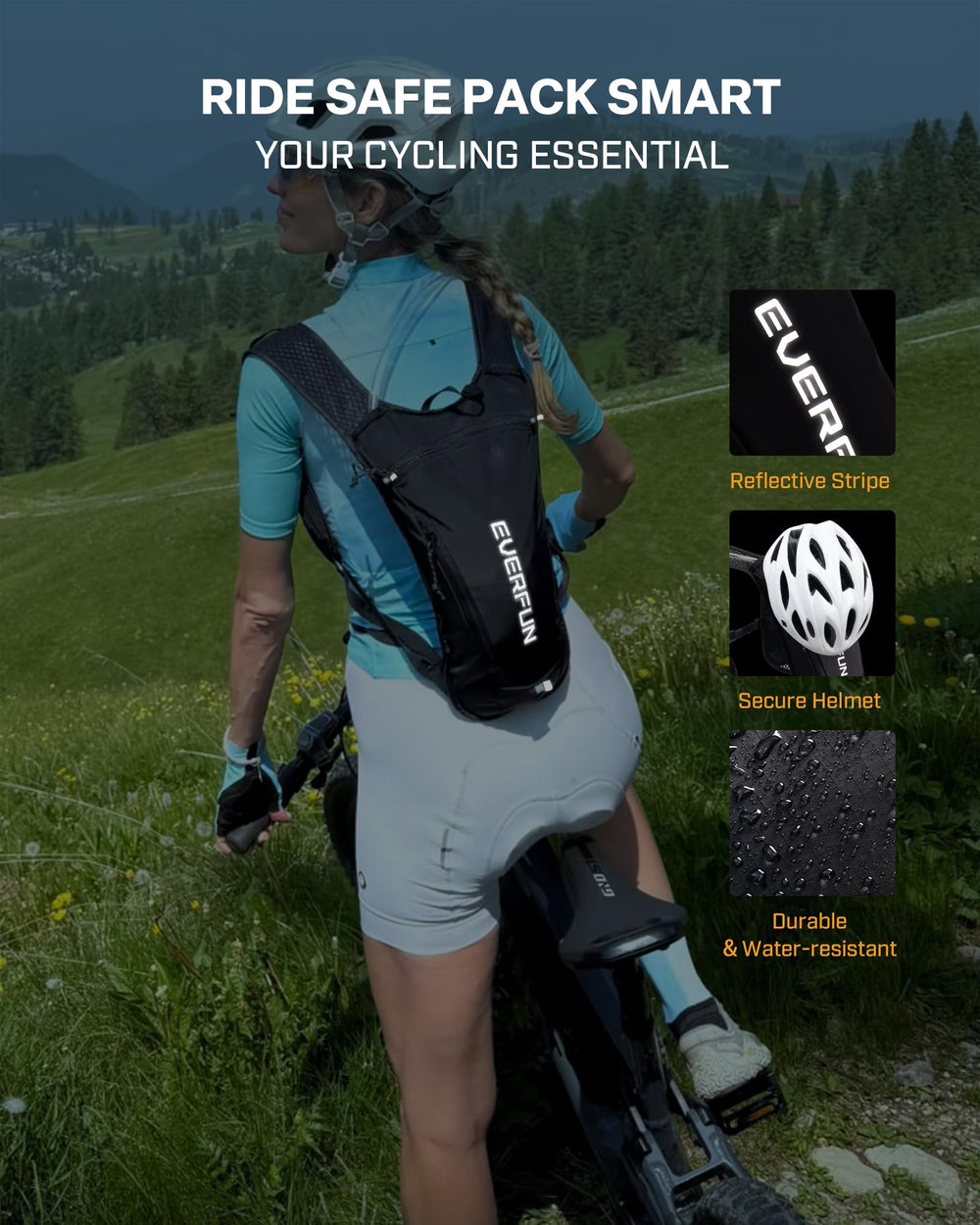 Everfun vest worn by runner demonstrating low-bounce stability benefit