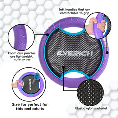 EVERICH TOY EVA foam paddle close-up for comfortable grip and safety