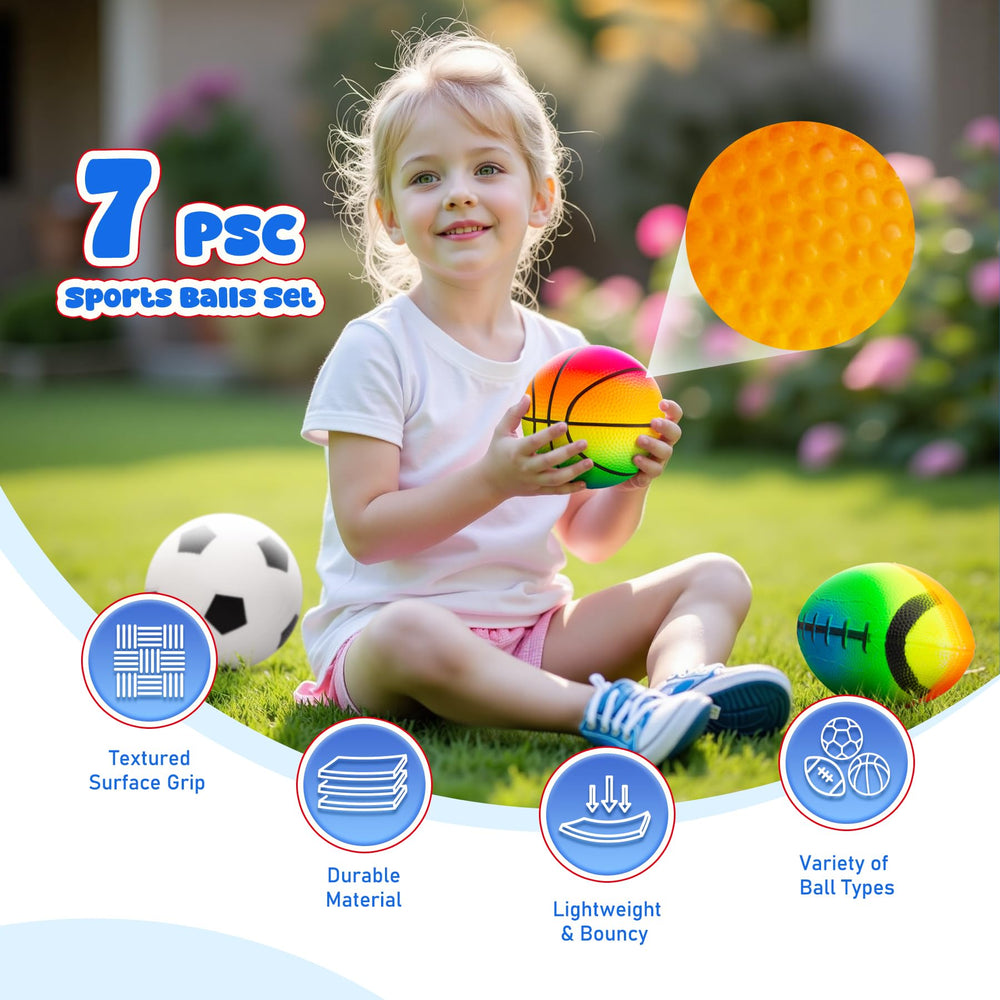 Children holding EVERICH TOY small balls, demonstrating easy grip for early hand-eye coordination