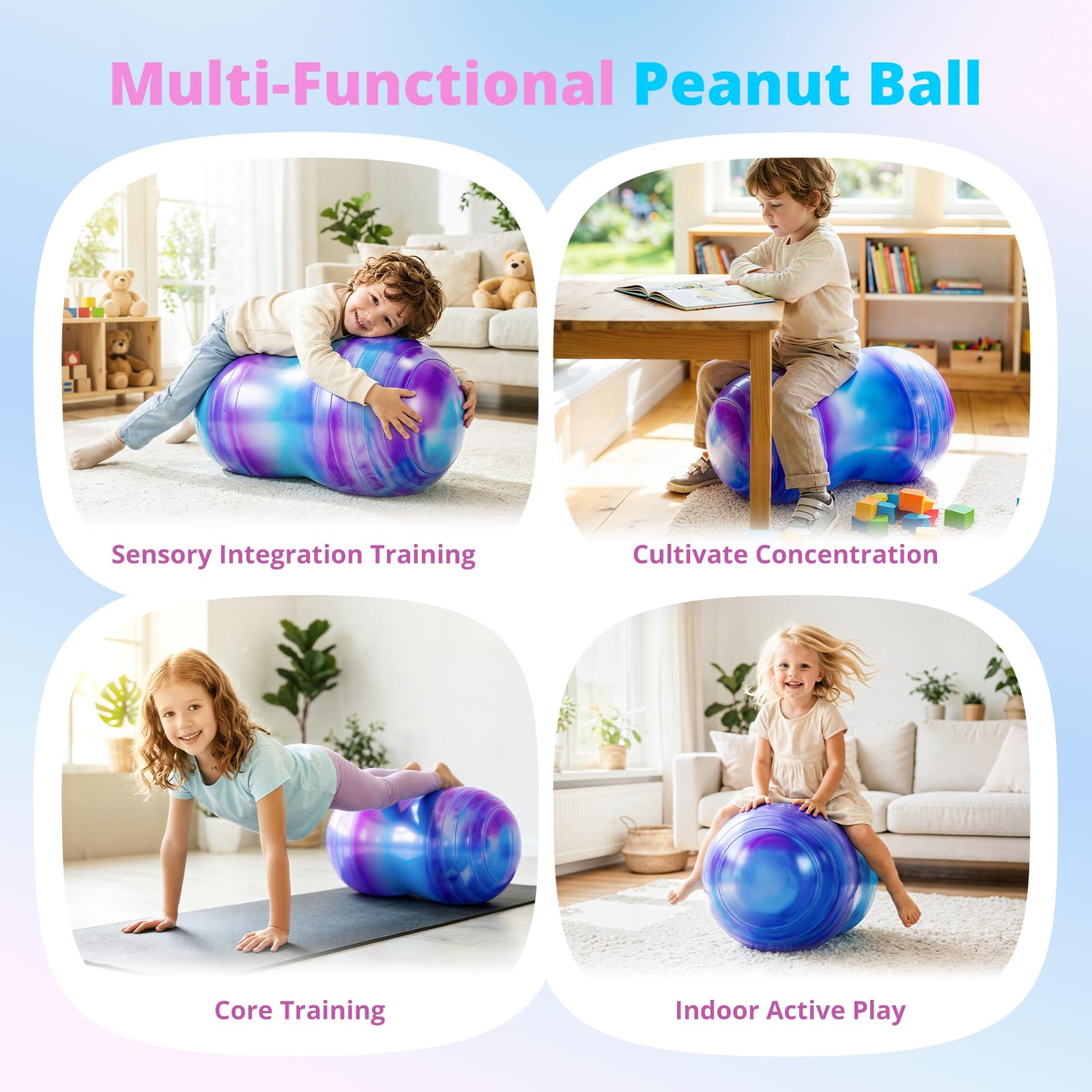 EVERICH TOY peanut ball in classroom showing group activity and engagement benefit