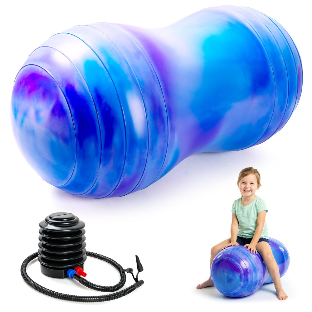 EVERICH TOY peanut ball front view showing shape and stable design benefit