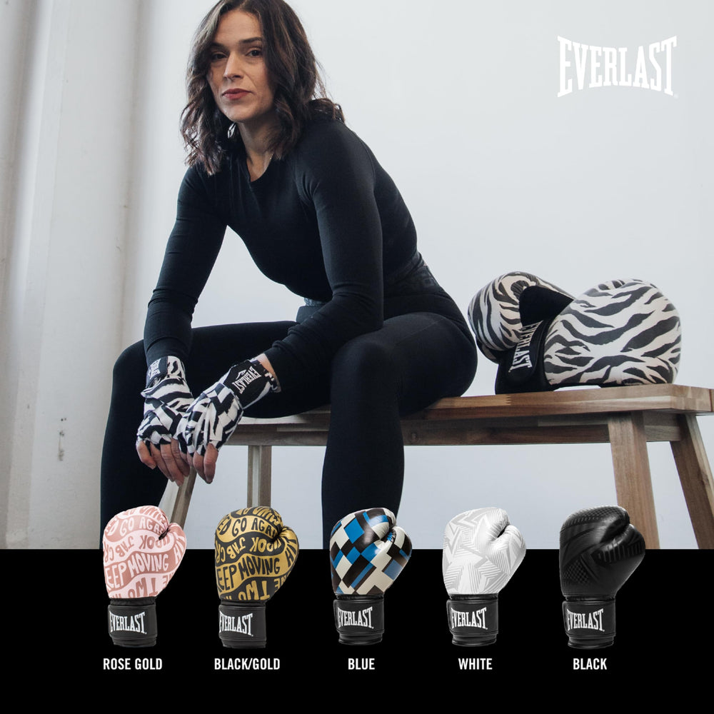Everlast Spark size comparison with hand conveying 16oz padding for balanced protection and mobility