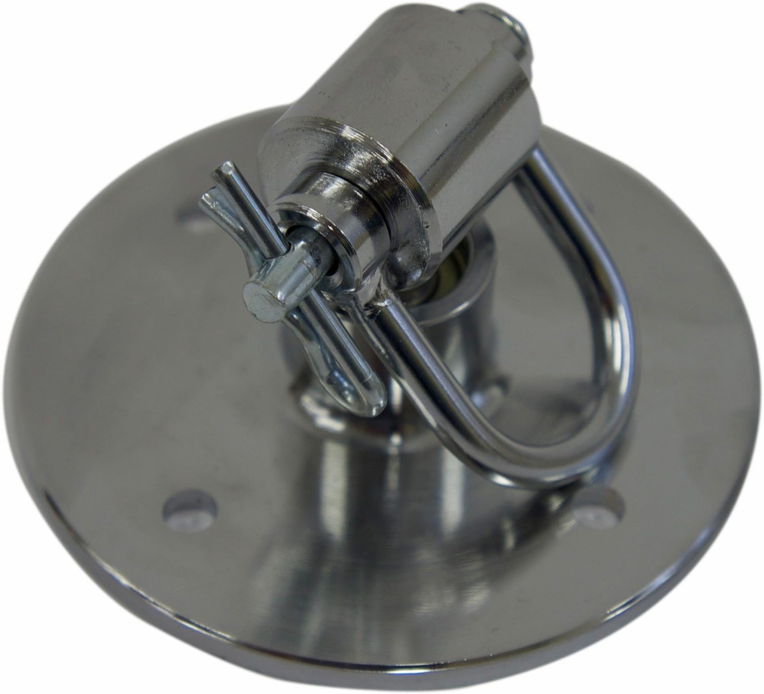 Everlast swivel front view showing flange and mounting holes for secure attachment