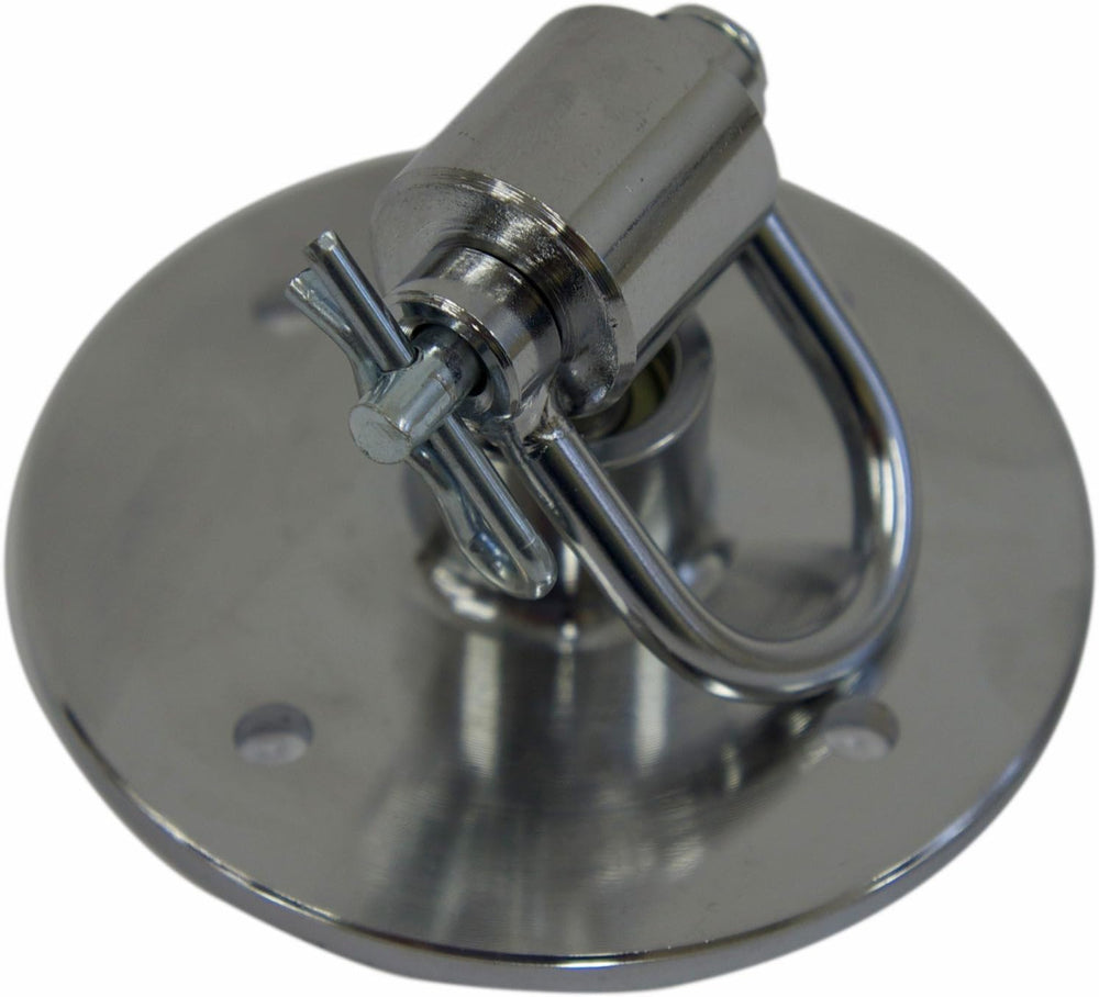 Everlast swivel front view showing flange and mounting holes for secure attachment