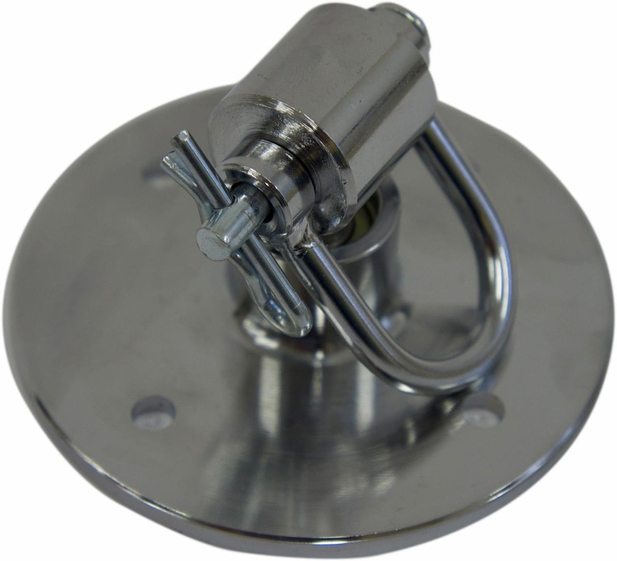 Everlast swivel front view showing flange and mounting holes for secure attachment
