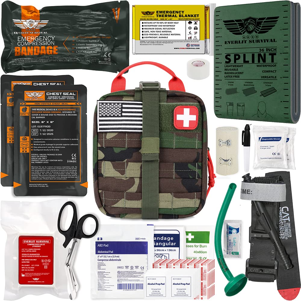 EVERLIT front pouch woodland showing compact organized carry and quick access
