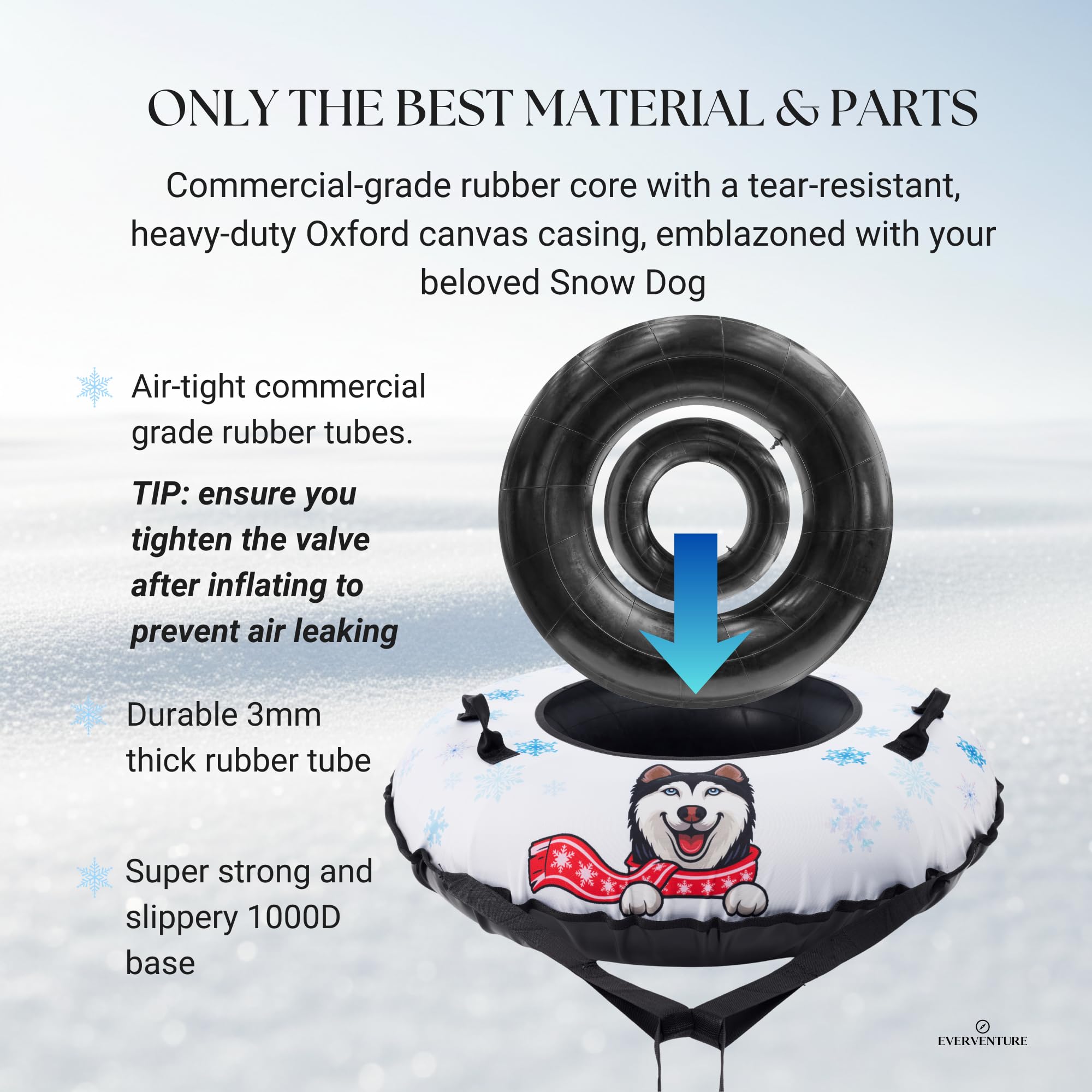 EverVenture reinforced handle detail demonstrating secure grip benefit